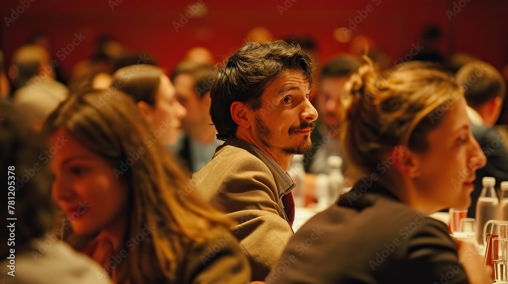 International conference where experts discuss and share insights related to the Frascati Manual. The image features a diverse audience engaged in conversations, with a focus on collaboration. International conference where experts discuss and share insights related to the Frascati Manual. The image features a diverse audience engaged in conversations, with a focus on collaboration.