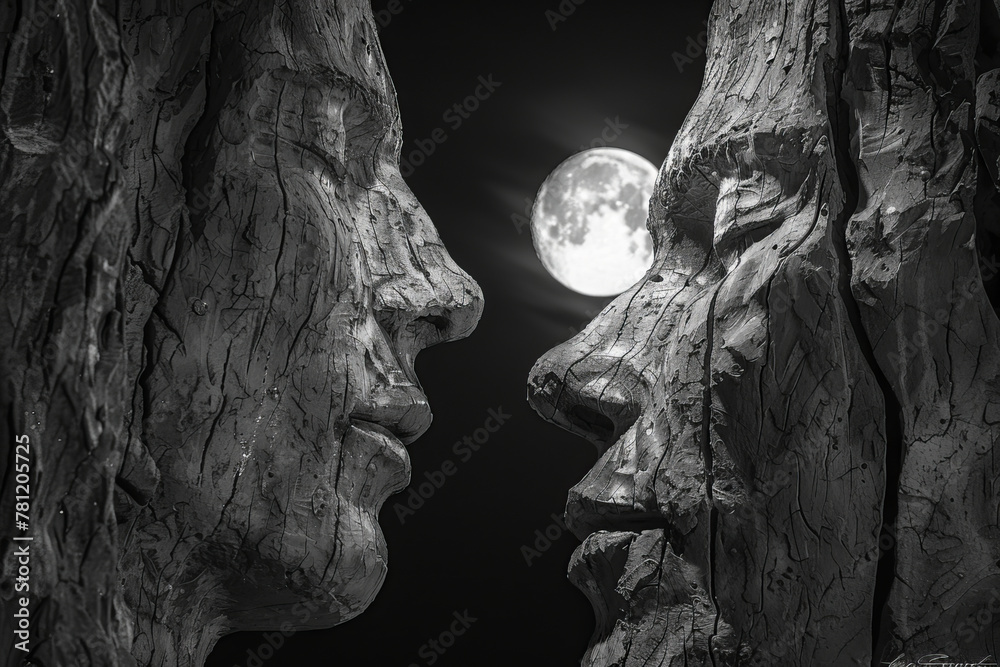Sculptures that come to life under the full moon, retelling their creation story to awe-inspired onl