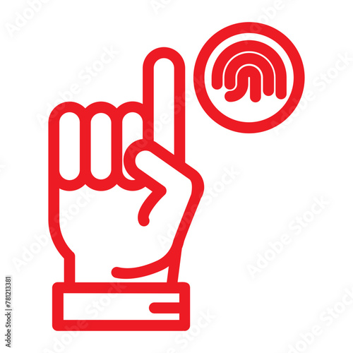 press button