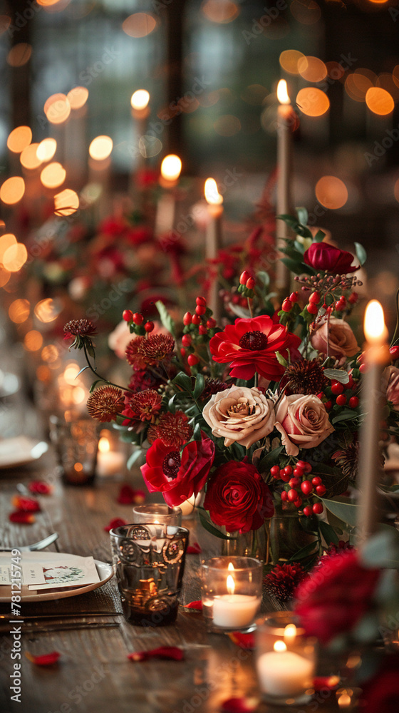 Festive Wedding Venue Preparing for Joyous Celebrations Festive Wedding Venue Preparing for Joyous Celebrations