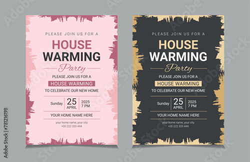 housewarming party invitation template photo