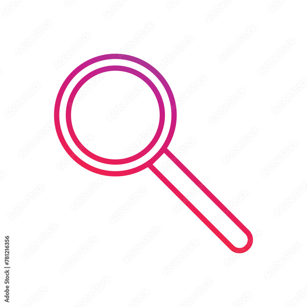 Search Gradient Icon Vector Illustration Search Gradient Icon Vector Illustration