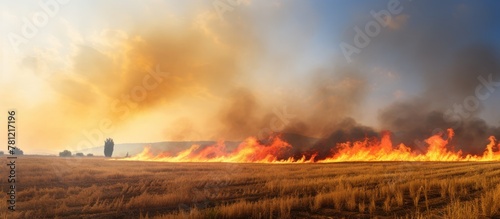 Truck Tire Driving Dusty Road Fire Side photo