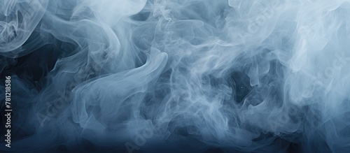 swirling smoke on black background
