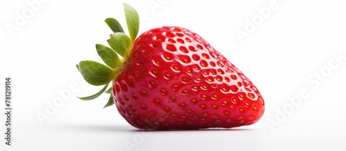Juicy ripe strawberry with ...
