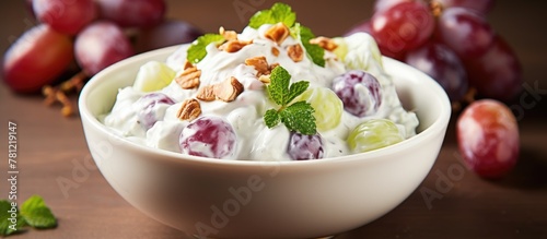 Fresh fruit medley with gra...