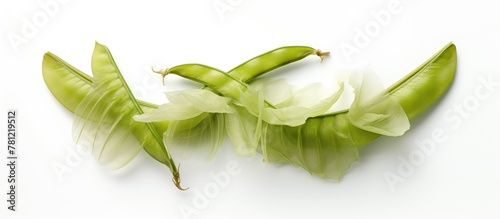 Two green peas and a single...