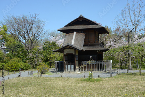 春の渉成園　傍花閣　京都市下京区 photo