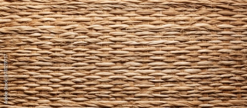 Close-up weaved basket rope
