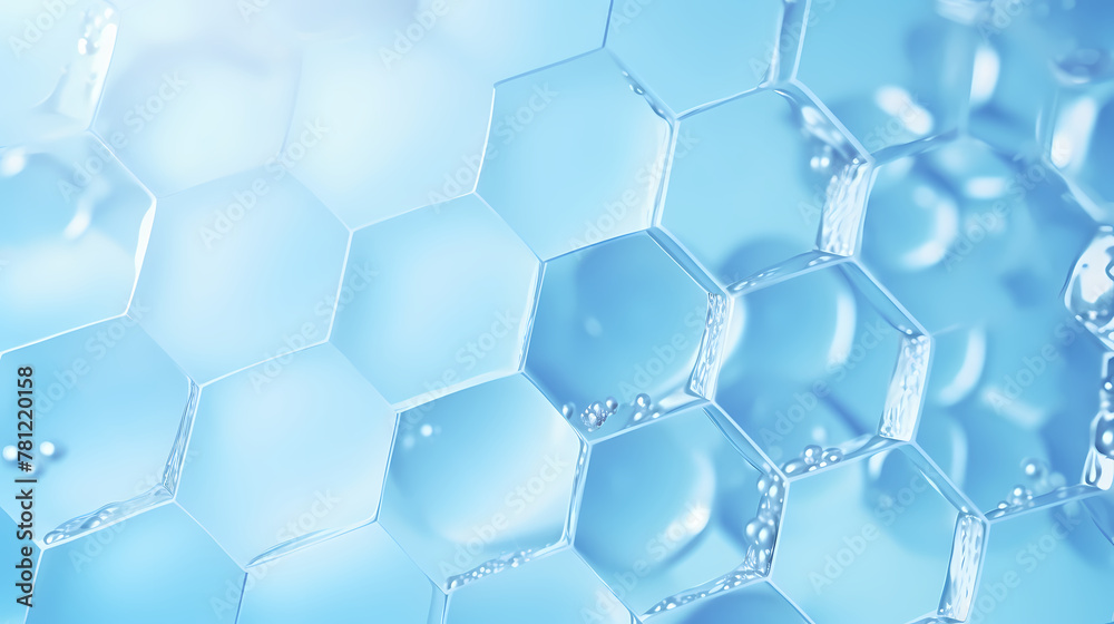 Obraz premium Bubbles 3D rendering, advertising background