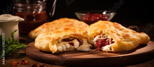 Delicious pastry filled wit...
