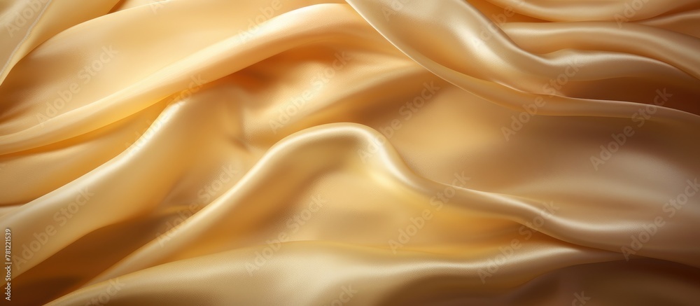 Soft yellow silk fabric texture Soft yellow silk fabric texture