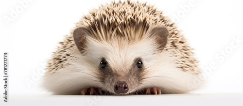 Hedgehog gazing at the came...