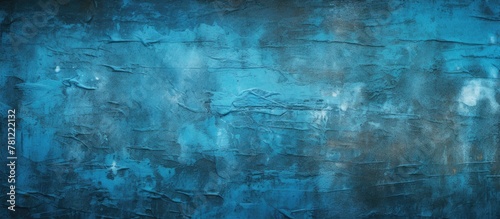 Old faded blue wall
