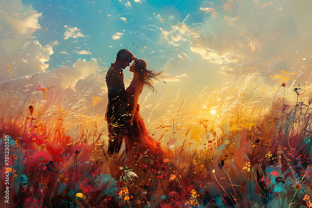 A captivating image of a couple in love, sharing a tender moment together, exuding romance and affection as they hold each other close, perfect for themes of relationships and intimacy A captivating image of a couple in love, sharing a tender moment together, exuding romance and affection as they hold each other close, perfect for themes of relationships and intimacy
