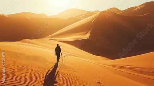 Endless Sands: A Hiker's Quest./n