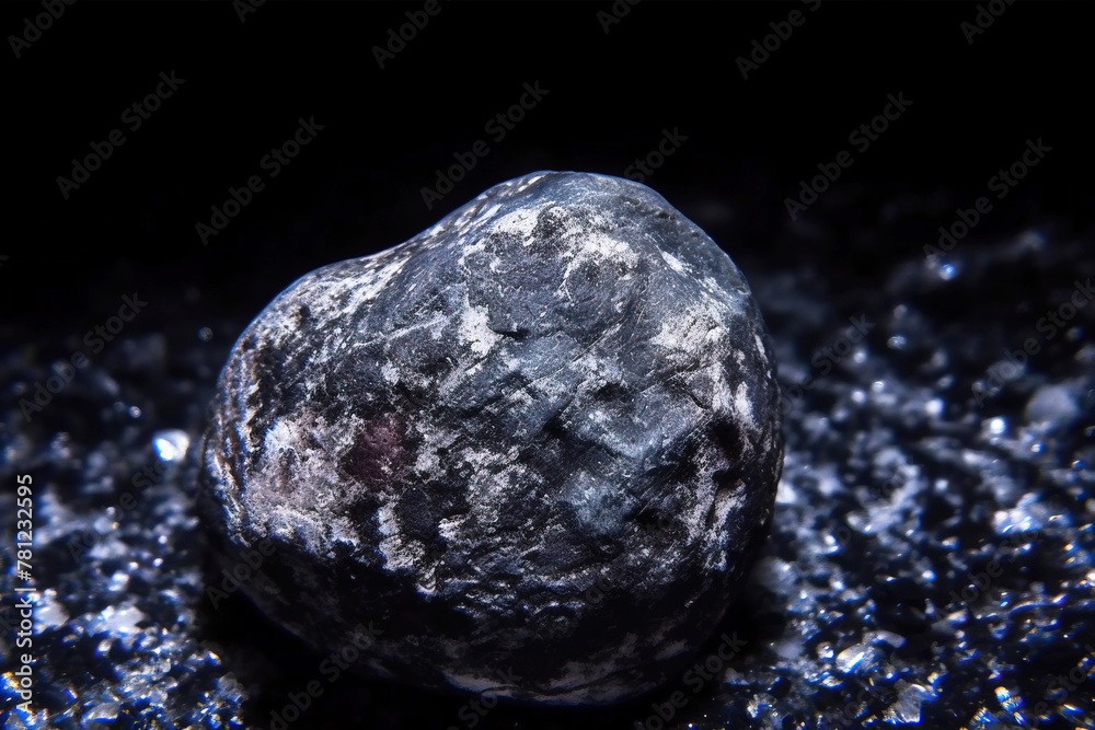 Jaffeite is rare precious natural stone on black background. AI generated. Header banner mockup with space. Jaffeite is rare precious natural stone on black background. AI generated. Header banner mockup with space.