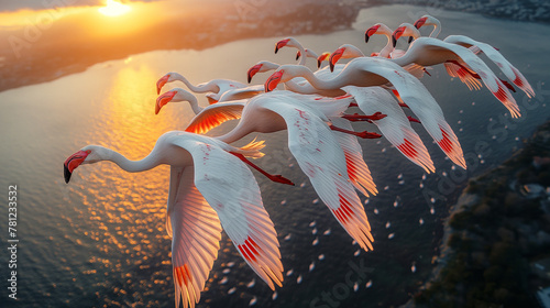 Flamingos.