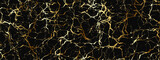 Gold Pattern natural of black marble texture background