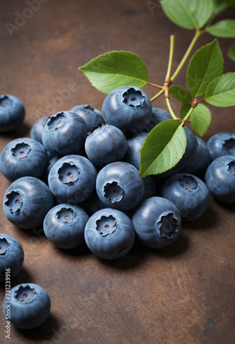 a blueberry in editorial photography