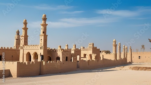 Mosque in the early morning photo