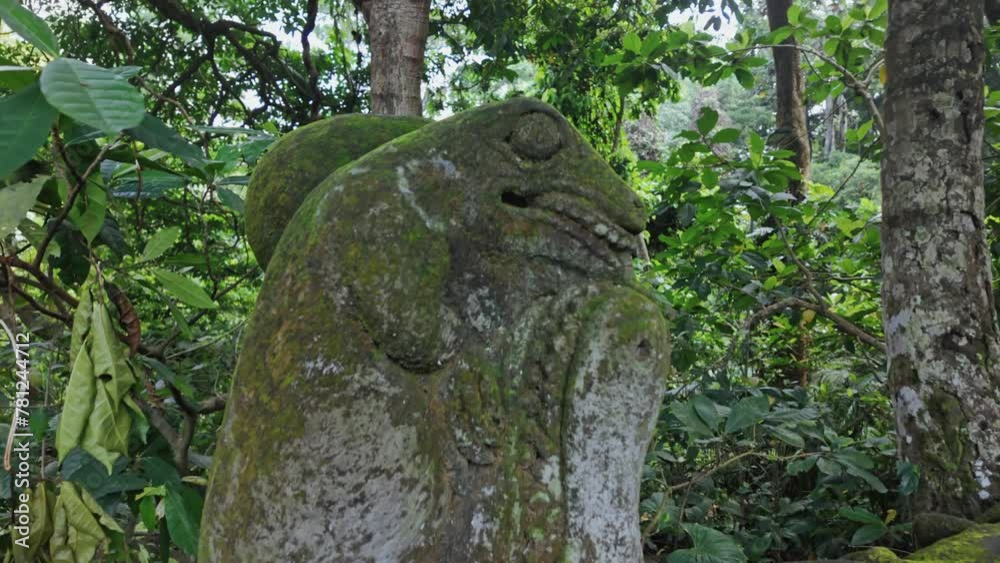 Lizard statue in the Monkey Forest, Ubud, Bali, Indonesia. Lizard statue in the Monkey Forest, Ubud, Bali, Indonesia.