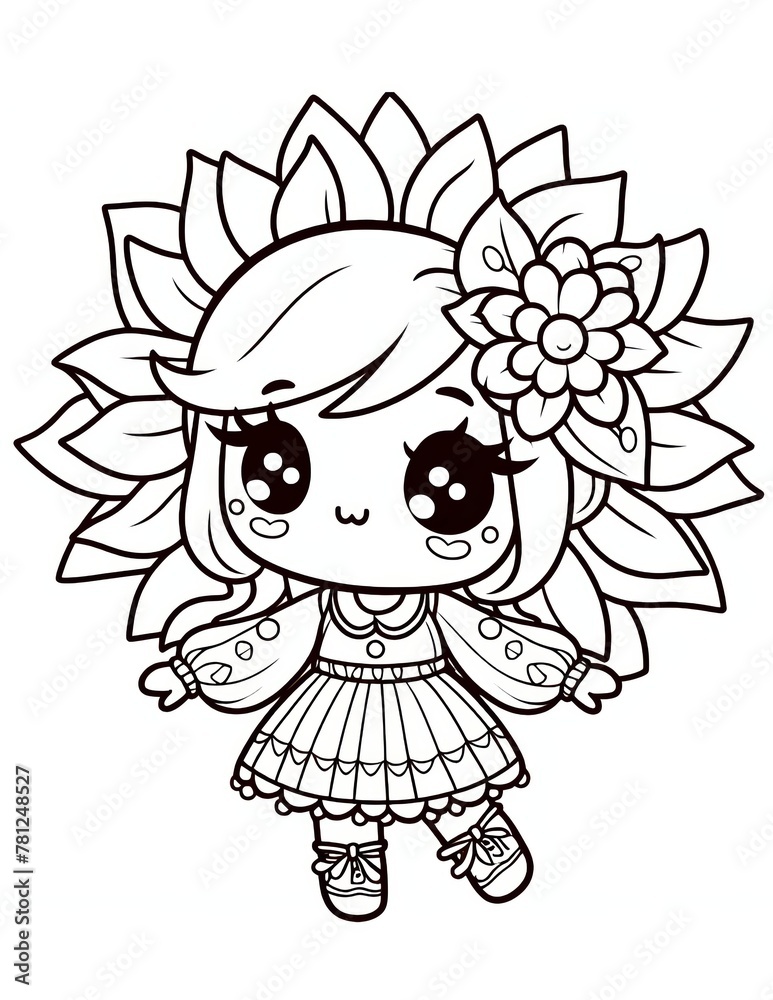 Coloring Page Sunshine
