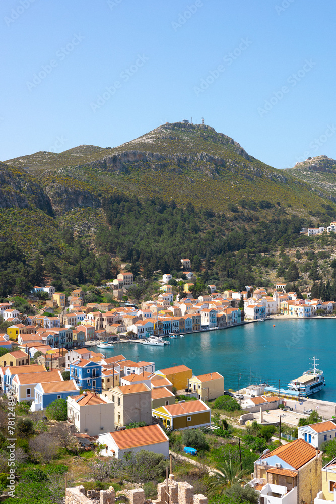 Obraz premium view of the island on Kastellorizo