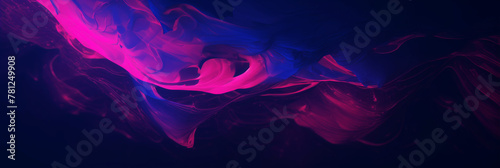 Swirls of violet and indigo merge in an ethereal dance, reminiscent of a nebula in the cosmos. The fluid blend of colors creates a visual symphony, evoking the mystique of the universes vast beauty photo