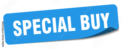 special buy sticker. special buy label