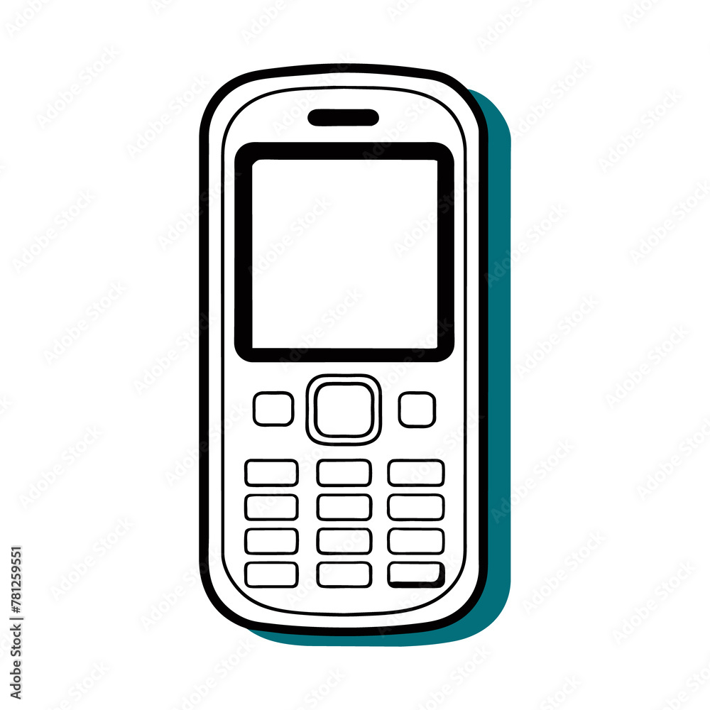 Outline Smartphone icon modern android cellphone Minimal design phone mockup similar to iPhone template generated by Ai Outline Smartphone icon modern android cellphone Minimal design phone mockup similar to iPhone template generated by Ai
