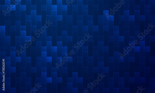 Blue Mathematical Plus Symbols Pattern. Math Design Elements Background. Medical Tech Background. Vector Illustration.