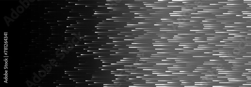 Big Data Flow Sorting Pixels. Noise Effect. Computer Data Flow Flying Bits Visualization. Computer Memory Buffer Overflow Problem. Pixel Data Flow Matrix Vector Illustration.