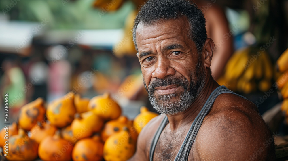 Street market in Micronesia. Street market in Micronesia.