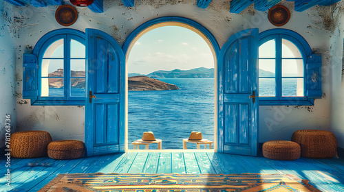 Santorinis Sun-Kissed Beauty, Where Greek Traditions Meet the Azure Embrace of the Aegean Sea