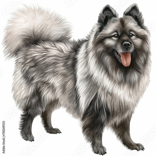 Wolf spitz dog