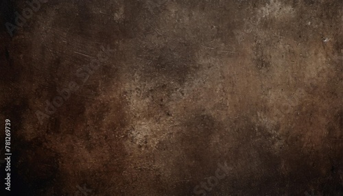 texture of a vintage brown concrete as a background brown grungy wall great textures for background © William
