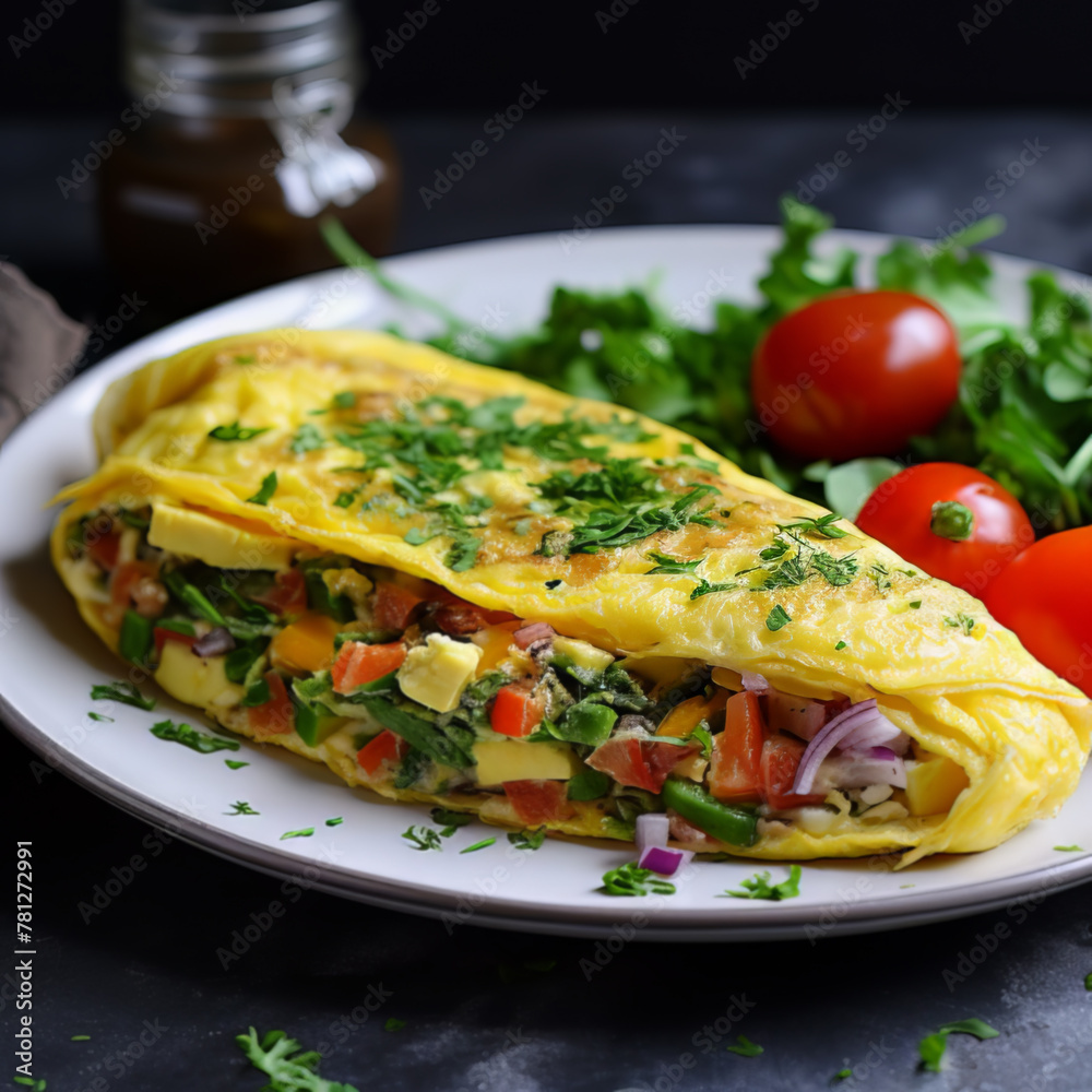Omelette with Mushrooms and Fresh Herbs Omelette with Mushrooms and Fresh Herbs