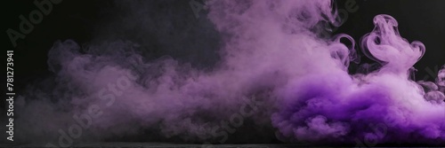 Smoke purple fog cloud floor fog background steam