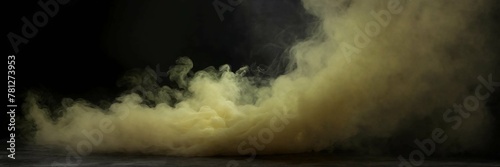  Smoke yellow fog cloud floor fog background steam