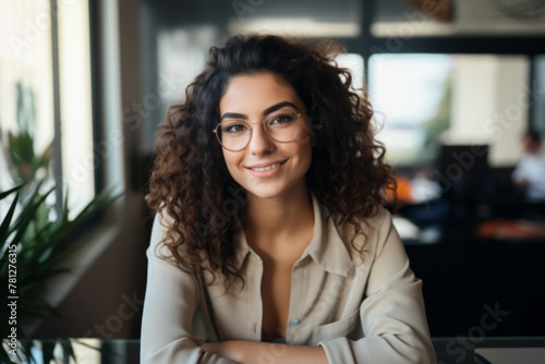 Confident Businesswoman in Modern Office