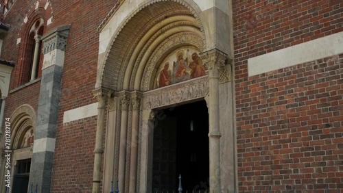 Basilica of Sant Eustorgio is a church in Milan photo