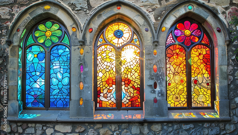 Ancient Stained Glass Patterns