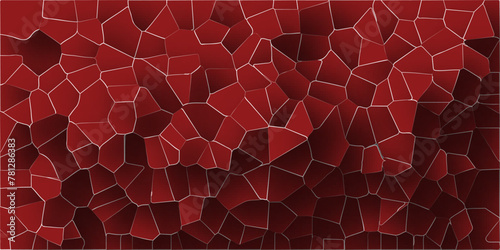 Voronoi diagram retro tiles pattern broken glass quartz vector background .Geometric tiles pattern vintage vector stained seamless background.