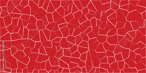 Voronoi diagram retro tiles pattern broken glass quartz vector background .Geometric tiles pattern vintage vector stained seamless background.