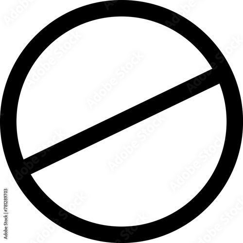 Sign forbidden. Icon symbol ban. Red circle sign stop entry ang slash line isolated on transparent background. Mark prohibited. Icon symbol ban. Mark prohibited.