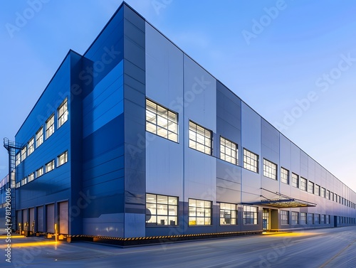 Large industrial and commercial cold-rolled steel buildings
