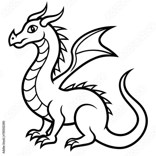  A black  Dragon tattoo