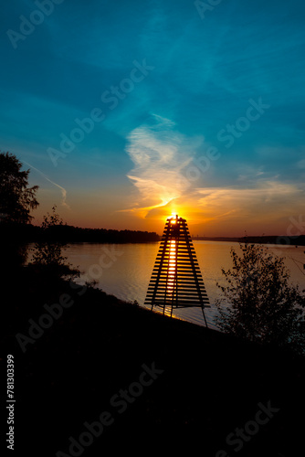 Obraz na płótnie alignment of the navigation sign. High quality photo w salonie