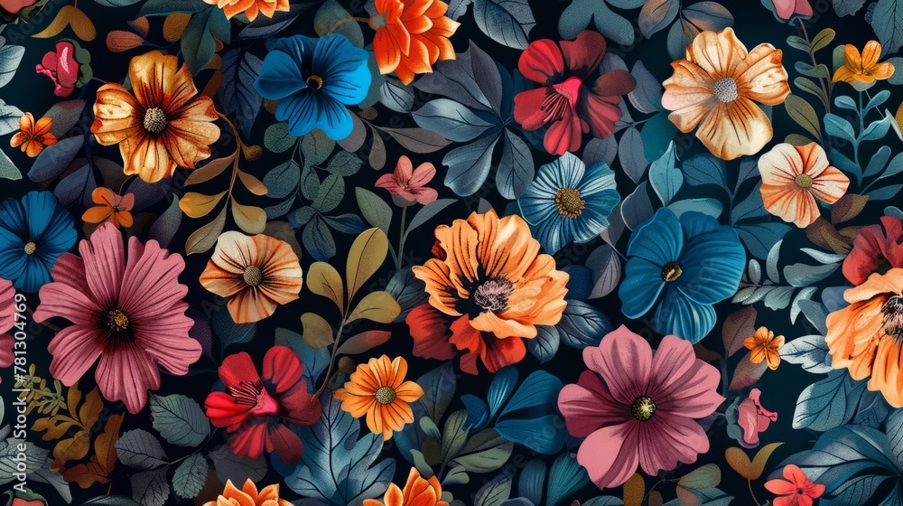 Flower pattern background design. Flower pattern background design.